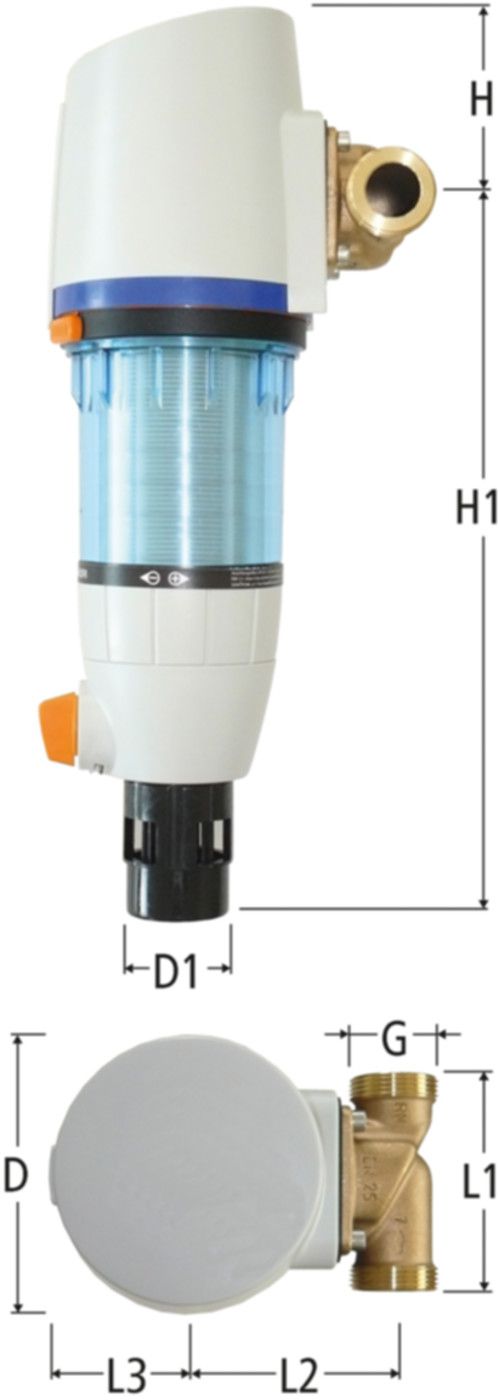 Feinfilter rückspülbar NUSSBAUM Aquapro