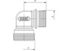 Kupplungs-Winkel f/MKV G 1/2"x3/4" 2 253 3492 01 - Hummel Programm