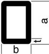 EN 10210 80/40/5.0 mm (12 m) - Hohlprofil, S355, rechteck, warmgewalzt