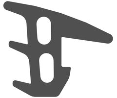 Dichtungsprofil EPDM Glasdicke 21 mm , schwarz , Rolle à 25m - INOXTECH-Handlauf-/Geländer-System