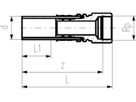 COOL-FIT Übergang mit IG 50x11/2" PE / Messing 738 954 010 - GF COOL-FIT 2.0