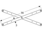 GIS-Pro Aussteifungskreuz 461.704.00.1 - Geberit-GIS