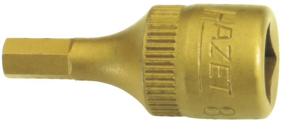 HAZET Schraubendreher-Einsatz, Inbus 8501-8, 1/4", L: 28mm, D: 12mm - Steck- und Drehmomentschlüssel