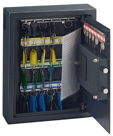 Schlüsseltresor mit Einwurfschlitz und Elektronikschloss VT-ST 35E - Schlüsselzubehör