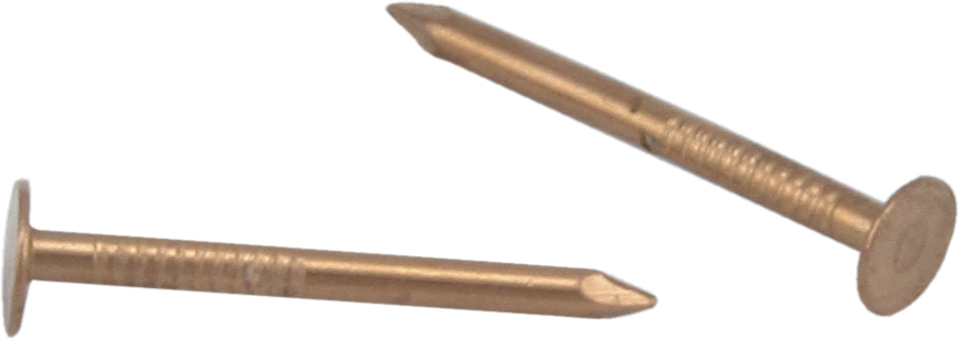 Breitkopfstifte, Kupfer blank Ø 2.5 x 25mm, Pack à 1kg FN 668 - Drahtstifte, CU-Stifte, Inoxstifte