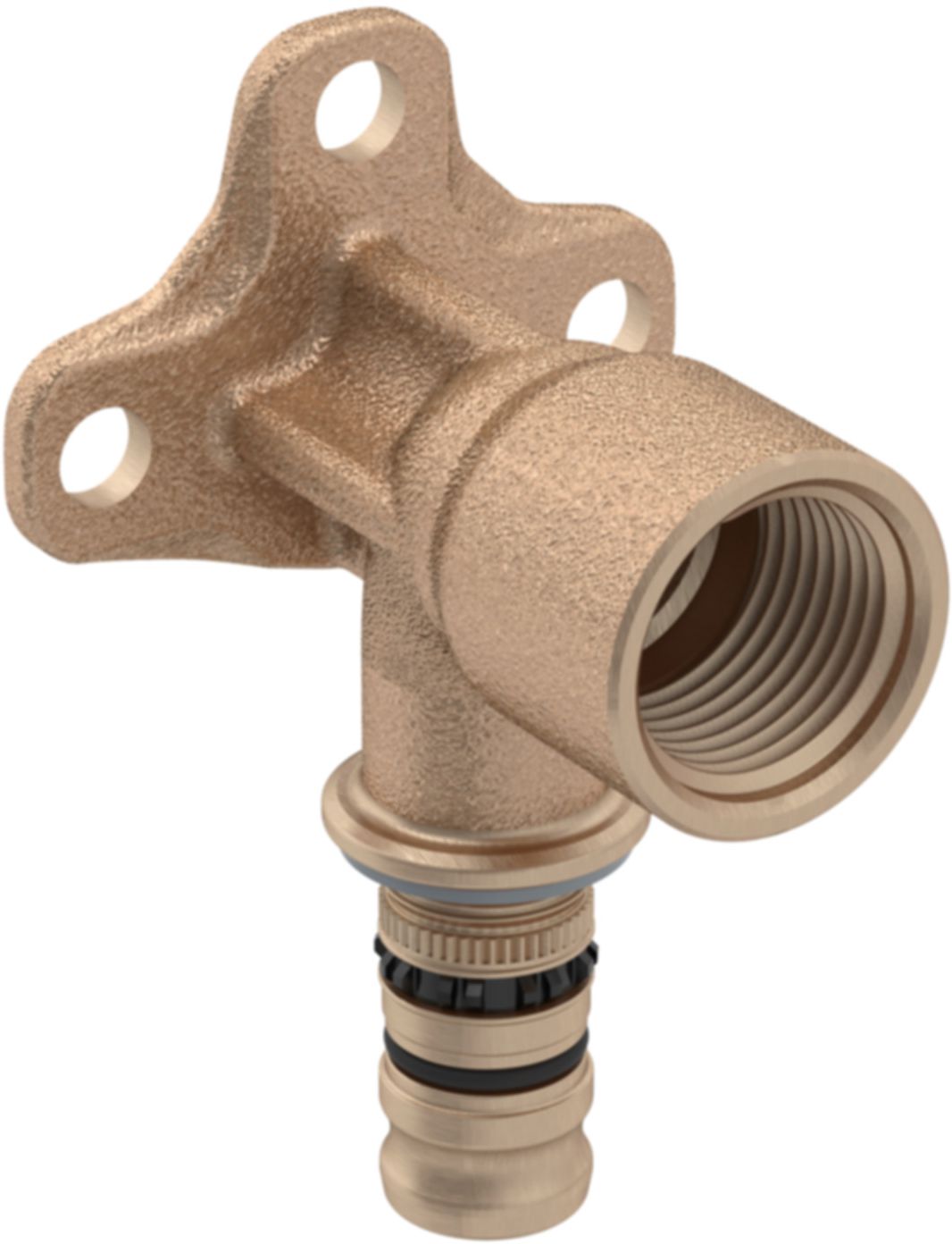 Anschlusswinkel 90° 20mm- 3/4" L1=52mm unterputz 602.294.00.5 - Geberit-Mepla-Formstücke