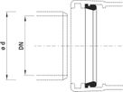 Tyton-Dichtung Baio für Gas 5395 DN 150 - Hawle Armaturen
