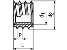 Ensat® Typ 308 lang St vzg BN905 M12 - Bossard Schrauben