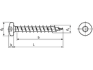 Halbr-SPAX® I-6 Vollg St vzb/WIROX® BN20220 4,5x45/42a200(T20 - Bossard Spanplattenschrauben SPAX
