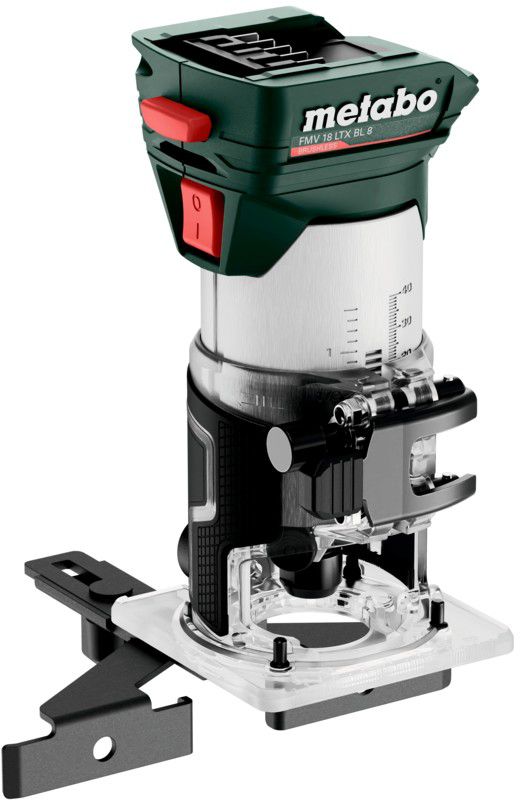 Kantenfräse FMV 18 LTX BL 8 18V , 6/8 mm Spannzange Solo in metaBOX - Metabo Elektrowerkzeuge