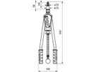 POP® PNT310X Handnietzange BN25336, PNT310X M5 - M10 - Bossard Schrauben