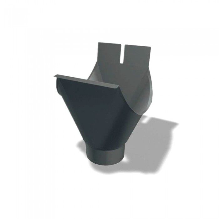 PREFA Rinnenkessel 250/60 mm P.10 Dunkelgrau - PREFA Dachentwässerungssysteme