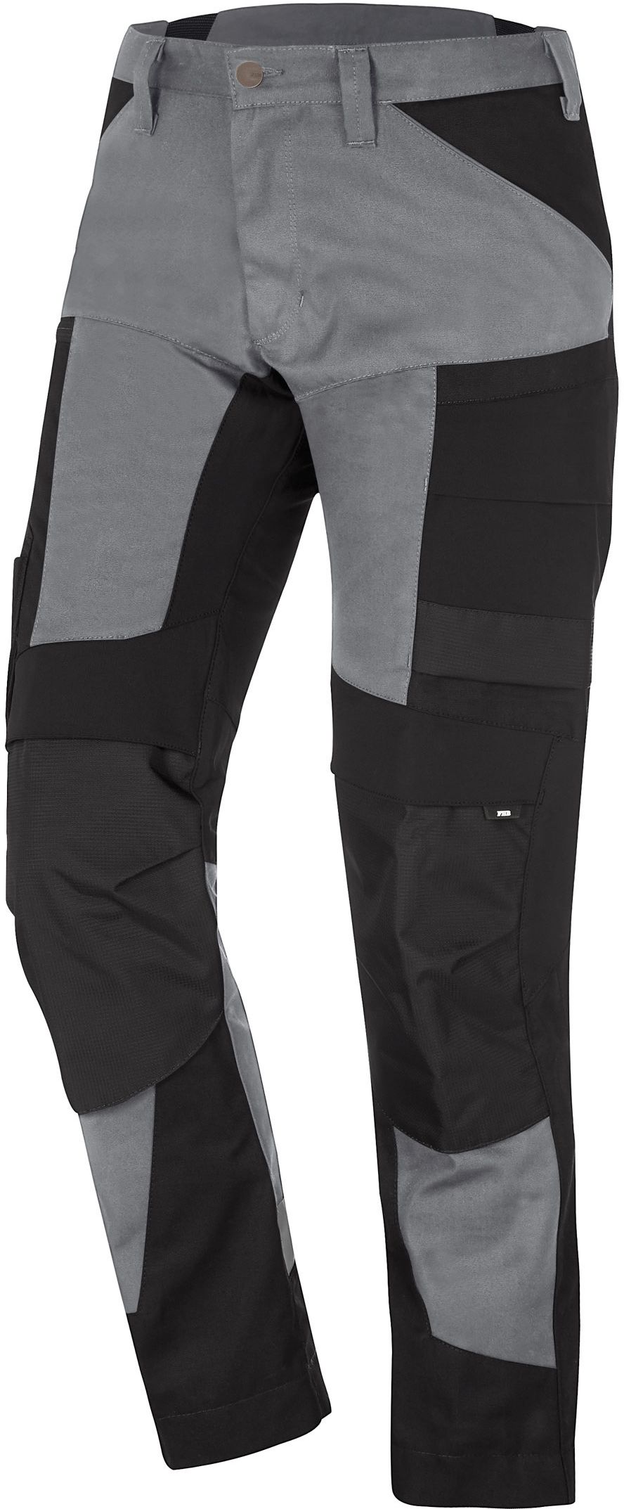 FHB LEO Arbeitshose elastisch grau-schwarz Gr. 30 - Textilien
