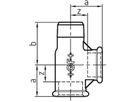 T-Stück 134 S 11/2" 770 134 108 - GF schw. Tempergussfittings
