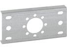 Montageplatte einfach 601.736.00.1 gerade / kurz - Geberit-Push Fit-Formstücke