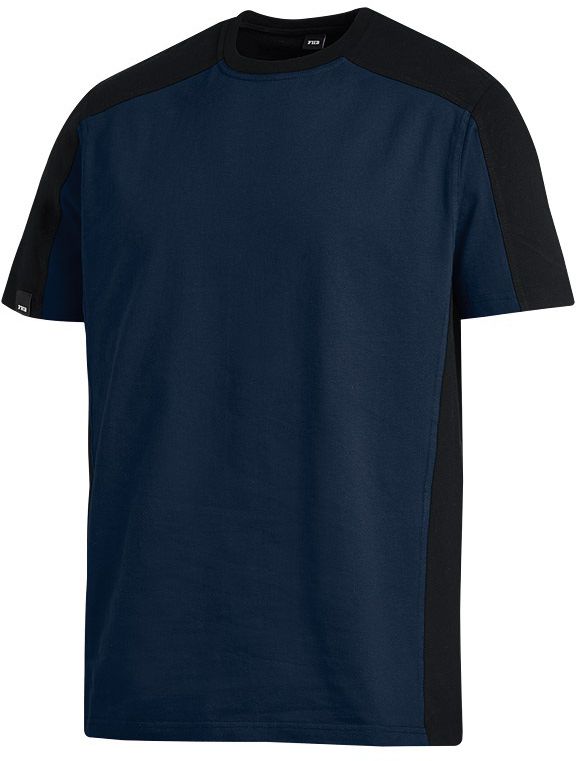 FHB MARC T-Shirt zweifarbig marine-schwarz Gr. 4XL - Textilien