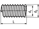 AMECOIL®SR Drahtgewindeins INOX A2 BN910 M5x7,5/1,5d - Bossard Schrauben