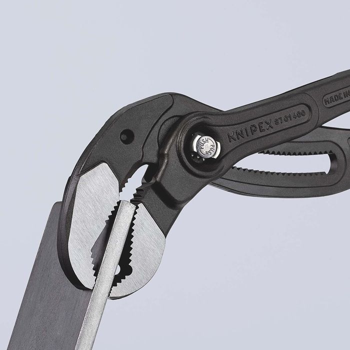 KNIPEX Wasserpumpenzange "Cobra" 8701, L= 400mm, -95mm, PVC-Griffhülle - Zangen, Schneiden