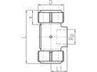 T-Stück egal mit IG, für Stahlrohre EPDM 3/4" 775 316 052 - GF Primofit