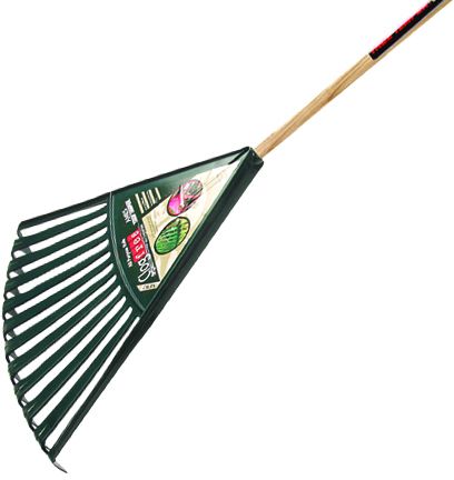 Laubrechen Kunststoff "True Temper" L= 135cm, B= 600mm, 11 Zinken - Gartenbauwerkzeuge