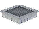 Ergänzungsset begehbar f/Dachwasserein. 359.039.00.1 mit Gitterrost 20x20 - Geberit-Dachentwässerung