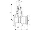Flansch-/Steckmuffenschieber Fig. 5455 DN 125 PN 10/16 - Von Roll Armaturen