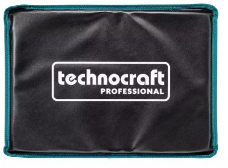 TECHNOCRAFT ABS-Werkzeugkoffer "PRO CHROME 152" 152-tlg., Antrieb 1/4" + 1/2" - Werkzeugkoffer,Sortimentskoffer,Behälter