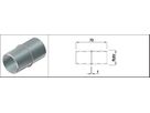 Stossrohr mit Anschlag 33.7 x 2 mm Länge 70 mm 1.4301 - INOXTECH-Handlauf-/Geländer-System