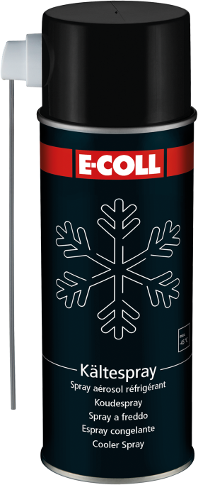 E-COLL Kältespray 400ml, Abkühlung bis -45ºC - Schmieren