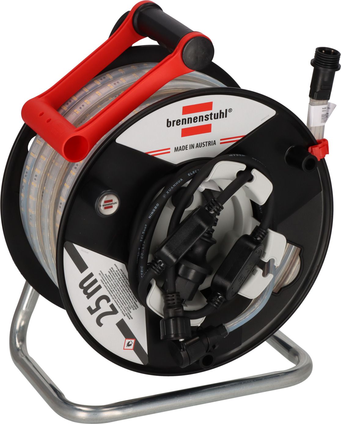 BRENNENSTUHL LED-Lichtschlauch BS2540SI D 25m, 2-seitig, 4000K, auf Trommel - Lampen, Leuchten