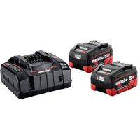 Basis-Set LiHD 5.5Ah 18V LiHD, 2 x 5.5Ah +Ladegerät im Karton - Metabo Maschinenzubehör