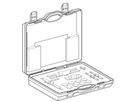 Koffer leer 650.909.00.2 für Montagewerkzeug zum Rohraustausch 14-25mm - Geberit-Push Fit-Werkzeuge