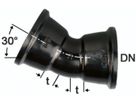 STM-Bogen 2M Fig. 2823a 30° DN 150 - Von Roll Steckmuffenformstücke