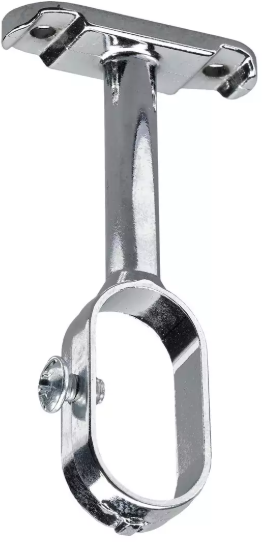 Hettich Schrankrohr-Mittelträger verchromt, für Schrankrohr 15 x 30mm - Diverse Möbelbeschläge und Zubehör