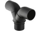 Hosenabzweig 2 x 90° 110/ 90mm 310.481.14.1 - Geberit-PE-Silent-Formstücke