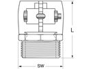 Klemm-Verbindungen mit Aussengewinde Jentro S - 40 11/4" - Isopex Fernwärmeleitung