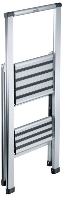 TECHNOCRAFT Alu-Klappleiter 2 Stufen, 990x440x54mm, max 150kg - Garten