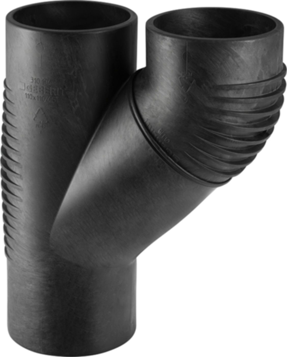Parallelabzweig d 110/110mm 310.101.14.1 - Geberit-PE-Silent-Formstücke