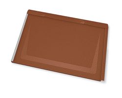 PREFA Dachplatte R.16 700 x 420mm P.10 Ziegelrot STUCCO 112006 - PREFA Dachentwässerungssysteme