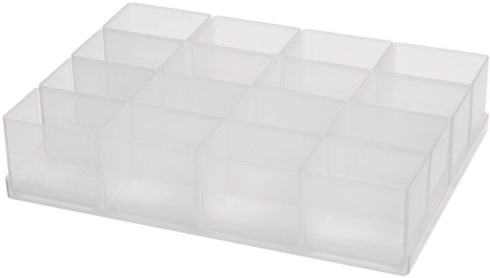 RAACO Facheinsatz, A7-2 H= 47mm x B= 79mm x T= 218mm, aus PP - Werkzeugkoffer,Sortimentskoffer,Behälter