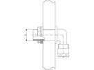 Befestigungs-Satz 3/4" zu 3066 3067 760 854 699 - GF Instaflex-Klemmprogramm