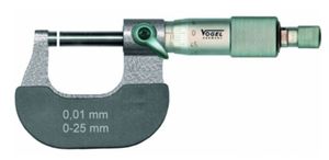 VOGEL Präz. Messschraube Mikrometer 0 - 25 mm, Ablesung 0.01 mm - Längenmessen
