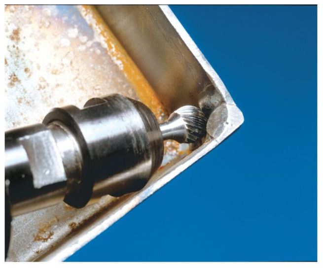 HM-Frässtift, Kugelform KUD 1210/6 Z-TOUGH, Schaft Ø 6mm - Schleifen, Trennen