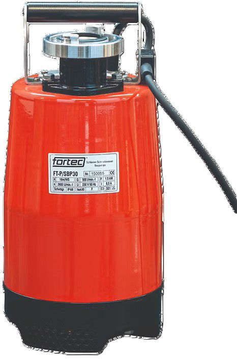 fortec® Schmutzwasser/ Schlamm Baupumpe FT-P/SBP30 230V ,Fördermenge 30'000 l/h - Wasser
