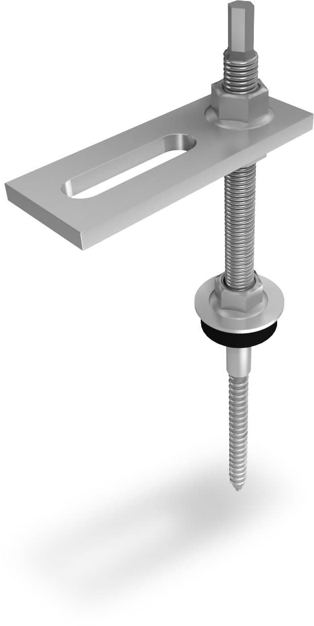 Stockschraube M10x180, vormontiert mit Adapterblec K2 2000120 - K2 Unterkonstruktionen