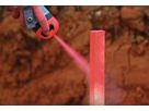 SOPPEC Markierspray Fluo TP rot fluoreszierend, 500 ml, schnell trocknend - Gartenbauwerkzeuge