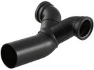 Wandklosett-Doppelbogen 180° d 110/ 90mm 367.485.16.1 - Geberit-PE-Formstücke