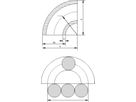 Siederohrbogen 3 D 90° 114.3 x 3.6 mm - Schweissfittings 2-Komp.Epoxidharzbesch