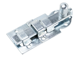 HSI Stossriegel, gerade, mit Schlaufe 100x35mm, verzinkt - Stoss- und Treibriegel mit Zubehör