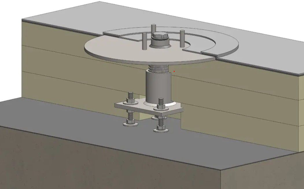 Multi-Befestigungskonsole 1.4301 240 - 300 mm , CNS 1.4301 - INOXTECH-Handlauf-/Geländer-System